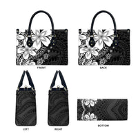 Polynesia Romantic Valentine Leather Bag Sea Turtle Couple With Black Plumeria LT05 - Polynesian Pride