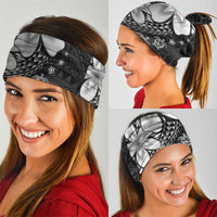Polynesia Romantic Valentine Neck Gaiter Sea Turtle Couple With Black Plumeria LT05 - Polynesian Pride