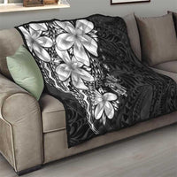 Polynesia Romantic Valentine Quilt Sea Turtle Couple With Black Plumeria LT05 - Polynesian Pride
