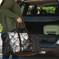 Polynesia Romantic Valentine Travel Bag Sea Turtle Couple With Black Plumeria LT05 - Polynesian Pride
