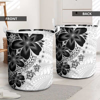 Polynesia Romantic Valentine Laundry Basket Sea Turtle Couple With White Plumeria LT05 - Polynesian Pride