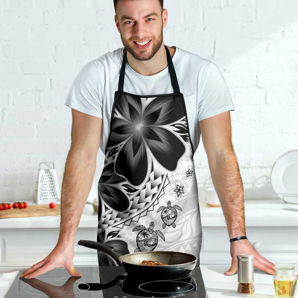 Polynesia Romantic Valentine Apron Sea Turtle Couple With White Plumeria LT05 - Polynesian Pride