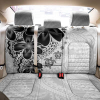 Polynesia Romantic Valentine Back Car Seat Cover Sea Turtle Couple With White Plumeria LT05 - Polynesian Pride