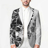 Polynesia Romantic Valentine Blazer Sea Turtle Couple With White Plumeria LT05 - Polynesian Pride