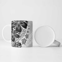 Polynesia Romantic Valentine Ceramic Mug Sea Turtle Couple With White Plumeria LT05 - Polynesian Pride