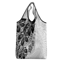 Polynesia Romantic Valentine Grocery Bag Sea Turtle Couple With White Plumeria LT05 - Polynesian Pride
