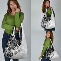 Polynesia Romantic Valentine Grocery Bag Sea Turtle Couple With White Plumeria LT05 - Polynesian Pride