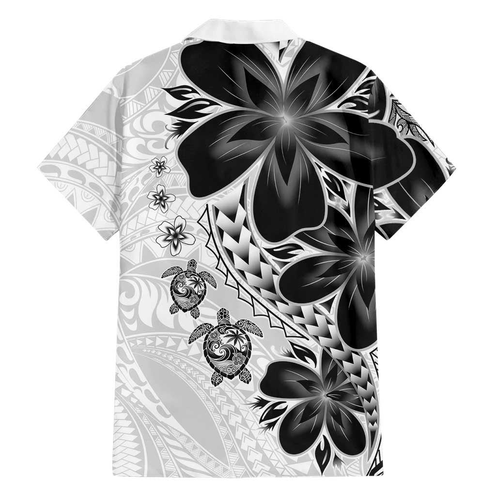 Polynesia Romantic Valentine Hawaiian Shirt Sea Turtle Couple With White Plumeria LT05 - Polynesian Pride