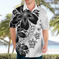 Polynesia Romantic Valentine Hawaiian Shirt Sea Turtle Couple With White Plumeria LT05 - Polynesian Pride