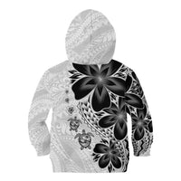 Polynesia Romantic Valentine Kid Hoodie Sea Turtle Couple With White Plumeria LT05 - Polynesian Pride