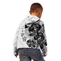 Polynesia Romantic Valentine Kid Hoodie Sea Turtle Couple With White Plumeria LT05 - Polynesian Pride