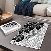 Polynesia Romantic Valentine Puzzle Sea Turtle Couple With White Plumeria LT05 - Polynesian Pride