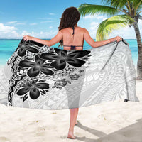 Polynesia Romantic Valentine Sarong Sea Turtle Couple With White Plumeria LT05 - Polynesian Pride
