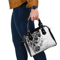 Polynesia Romantic Valentine Shoulder Handbag Sea Turtle Couple With White Plumeria LT05 - Polynesian Pride