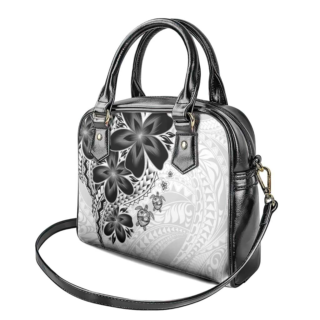 Polynesia Romantic Valentine Shoulder Handbag Sea Turtle Couple With White Plumeria LT05 - Polynesian Pride