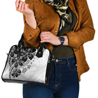 Polynesia Romantic Valentine Shoulder Handbag Sea Turtle Couple With White Plumeria LT05 - Polynesian Pride