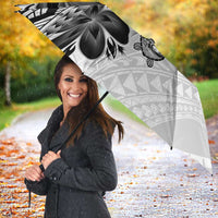 Polynesia Romantic Valentine Umbrella Sea Turtle Couple With White Plumeria