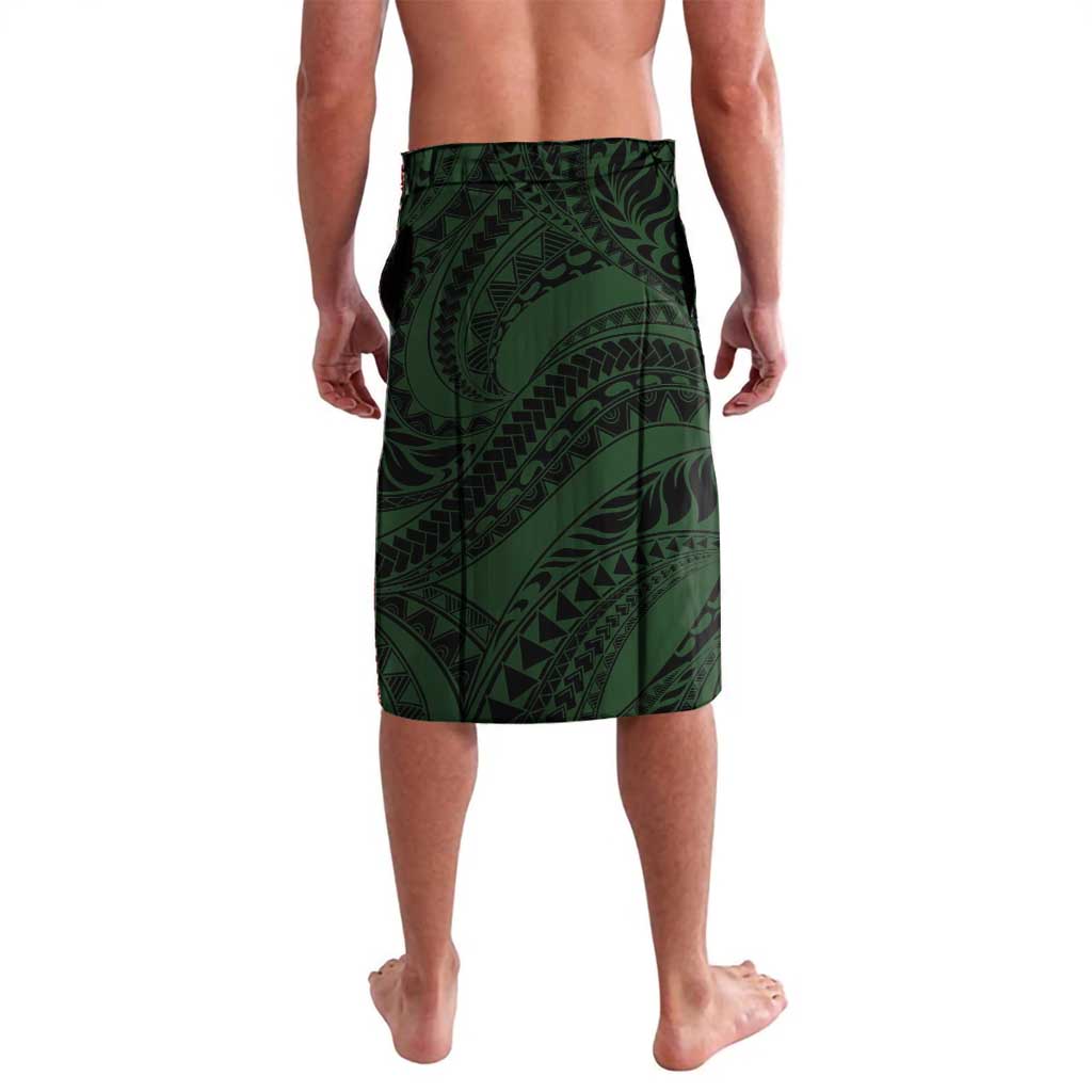Polynesia Romantic Valentine Lavalava Sea Turtle Couple With Aqua Gradient Plumeria LT05 - Polynesian Pride