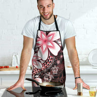 Polynesia Romantic Valentine Apron Sea Turtle Couple With Red Gradient Plumeria LT05 - Polynesian Pride