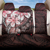 Polynesia Romantic Valentine Back Car Seat Cover Sea Turtle Couple With Red Gradient Plumeria LT05 One Size Red - Polynesian Pride