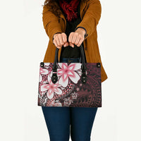 Polynesia Romantic Valentine Leather Bag Sea Turtle Couple With Red Gradient Plumeria LT05 - Polynesian Pride