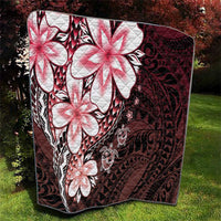 Polynesia Romantic Valentine Quilt Sea Turtle Couple With Red Gradient Plumeria LT05 - Polynesian Pride