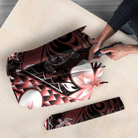 Polynesia Romantic Valentine Umbrella Sea Turtle Couple With Red Gradient Plumeria LT05 - Polynesian Pride