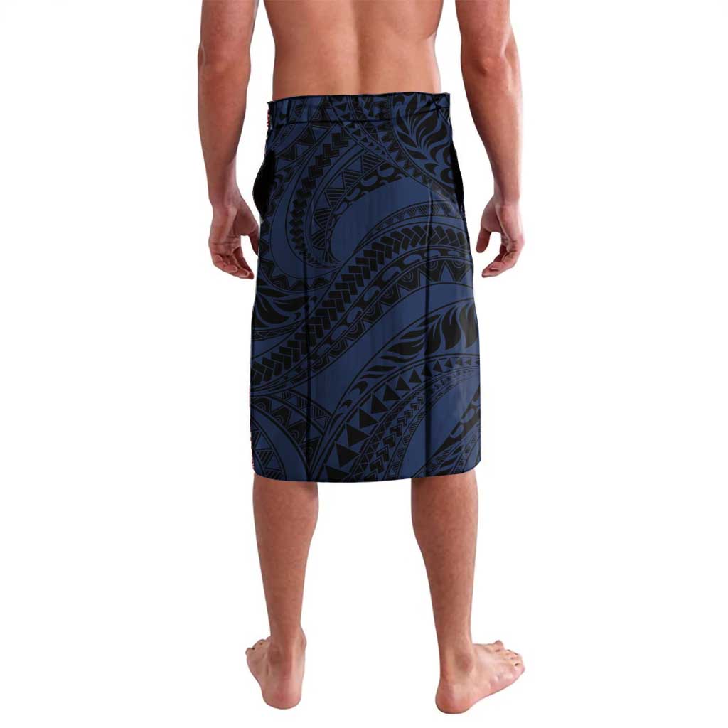 Polynesia Romantic Valentine Lavalava Sea Turtle Couple With Purple Gradient Plumeria LT05 - Polynesian Pride