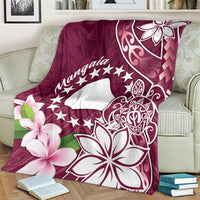 Cook Island Mangaia Gospel Day Blanket Floral Tribal Pattern LT05 - Polynesian Pride