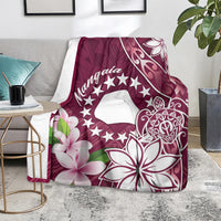 Cook Island Mangaia Gospel Day Blanket Floral Tribal Pattern LT05 - Polynesian Pride