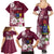 Personalised Cook Island Mangaia Gospel Day Family Matching Summer Maxi Dress and Hawaiian Shirt Floral Tribal Pattern