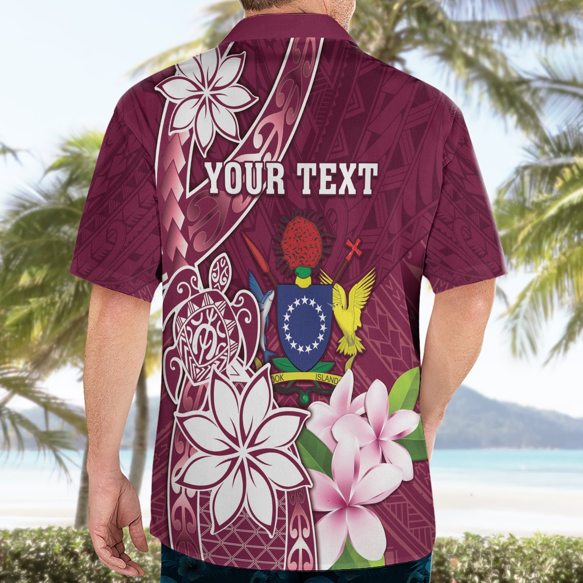 Personalised Cook Island Mangaia Gospel Day Hawaiian Shirt Floral Tribal Pattern LT05 - Polynesian Pride