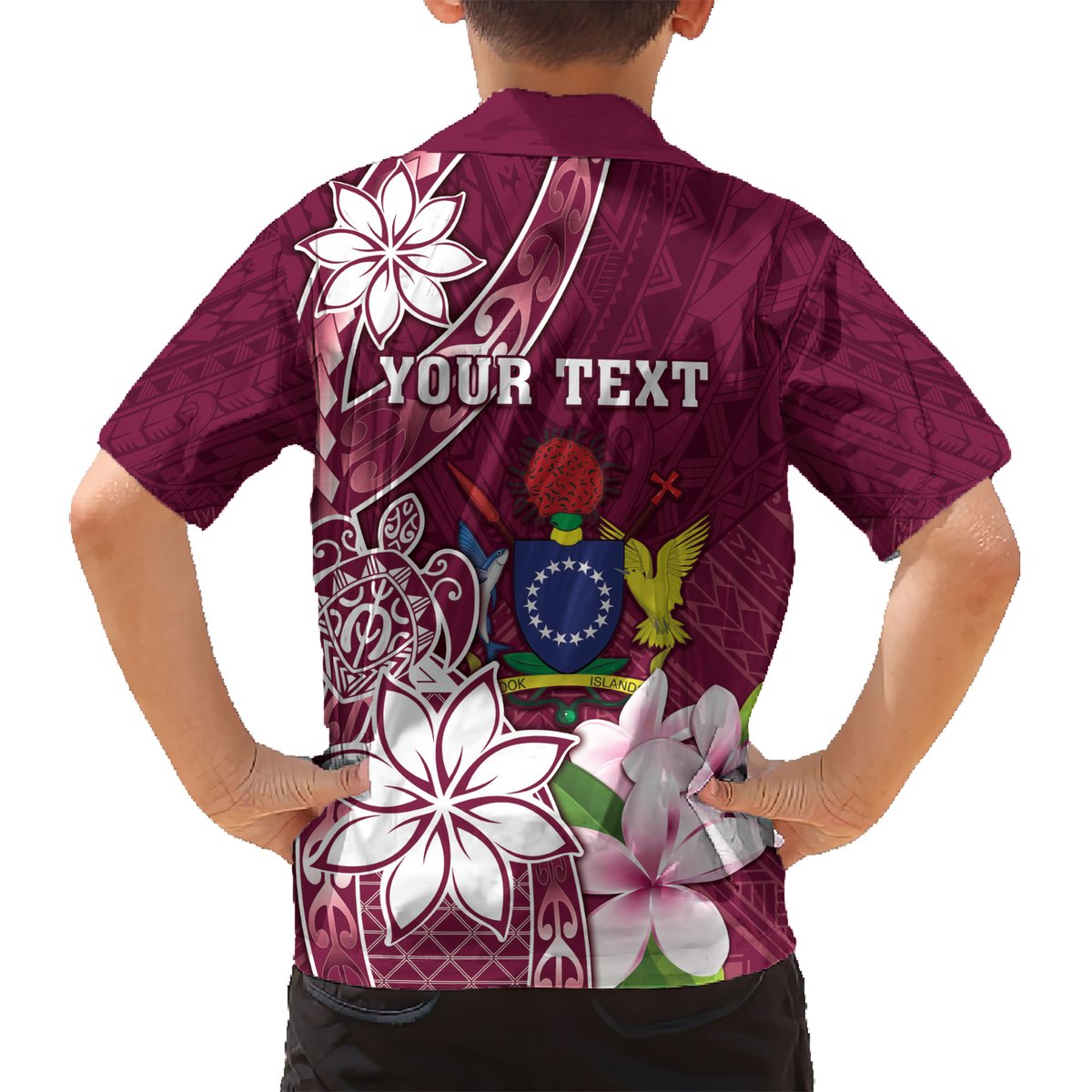 Personalised Cook Island Mangaia Gospel Day Hawaiian Shirt Floral Tribal Pattern LT05 - Polynesian Pride