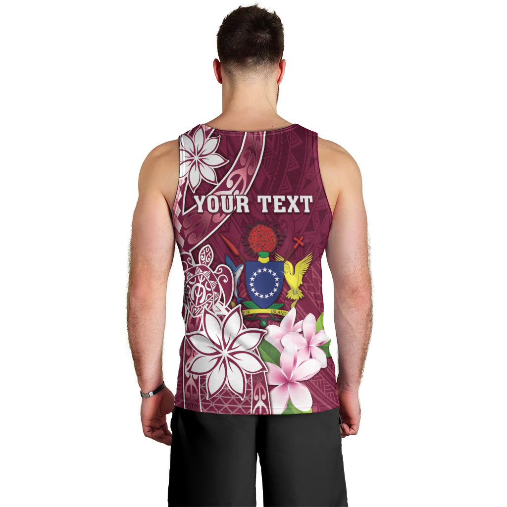 Personalised Cook Island Mangaia Gospel Day Men Tank Top Floral Tribal Pattern LT05 - Polynesian Pride