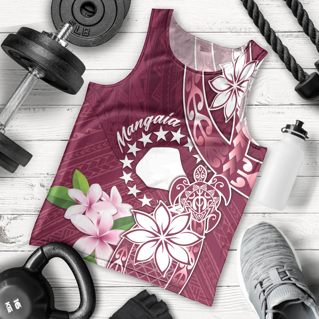 Personalised Cook Island Mangaia Gospel Day Men Tank Top Floral Tribal Pattern LT05 - Polynesian Pride