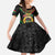 Vanuatu 45th Anniversary Independence Day Family Matching Tank Maxi Dress and Hawaiian Shirt Melanesian Warrior With Sand Drawing Pattern LT05