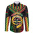 Vanuatu 45th Anniversary Independence Day Family Matching Tank Maxi Dress and Hawaiian Shirt Melanesian Warrior With Sand Drawing Pattern LT05