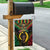 Vanuatu 44th Anniversary Independence Day Garden Flag Melanesian Warrior With Sand Drawing Pattern