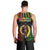 Vanuatu 44th Anniversary Independence Day Men Tank Top Melanesian Warrior With Sand Drawing Pattern