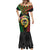 Vanuatu 44th Anniversary Independence Day Mermaid Dress Melanesian Warrior With Sand Drawing Pattern