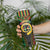 Vanuatu 44th Anniversary Independence Day Skinny Tumbler Melanesian Warrior With Sand Drawing Pattern