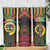 Vanuatu 44th Anniversary Independence Day Skinny Tumbler Melanesian Warrior With Sand Drawing Pattern