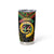 Vanuatu 44th Anniversary Independence Day Tumbler Cup Melanesian Warrior With Sand Drawing Pattern