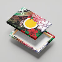 Vanuatu Shefa Day Canvas Wall Art Floral Pattern LT05 - Polynesian Pride