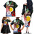 Personalised Vanuatu Shefa Day Family Matching Off The Shoulder Long Sleeve Dress and Hawaiian Shirt Floral Pattern