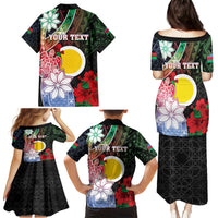 Personalised Vanuatu Shefa Day Family Matching Puletasi and Hawaiian Shirt Floral Pattern LT05 - Polynesian Pride