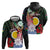 Personalised Vanuatu Shefa Day Hoodie Floral Pattern