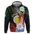 Personalised Vanuatu Shefa Day Hoodie Floral Pattern