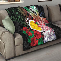 Vanuatu Shefa Day Quilt Floral Pattern