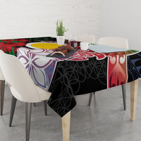 Vanuatu Shefa Day Tablecloth Floral Pattern LT05 - Polynesian Pride